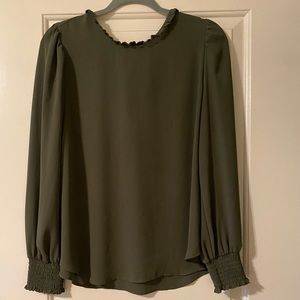 Loft Blouse - Olive Green